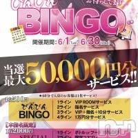 新潟おっパブ SUPER ANGEL(スーパーエンジェル)の6月10日お店速報「最大5万円当選！びんびんBINGO！」