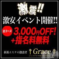 新潟風俗エステ GRACE　新潟(グレース　ニイガタ)の6月7日お店速報「★激安イベント開催★」