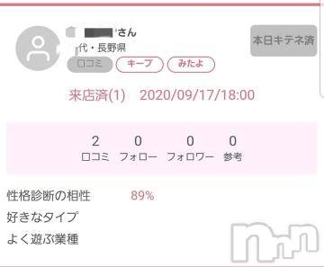 長野人妻デリヘル完熟マダム(カンジュクマダム)円香(46)の2020年9月20日写メブログ「キテネ効果が(/-＼*)」