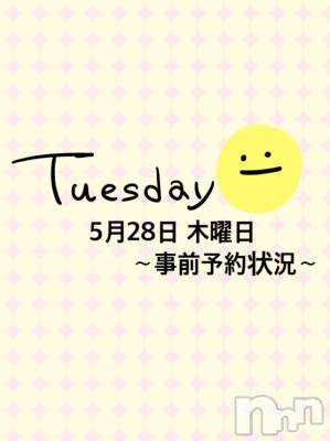 長岡デリヘル Mimi(ミミ) チョコ【SPアドバイザー】(24)の5月27日写メブログ「▼明日の事前予約状況」