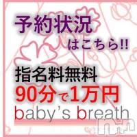 新潟メンズエステ baby's breath(ベイビーズブレス)の7月24日お店速報「7月24日 これからのご予約可能時間」