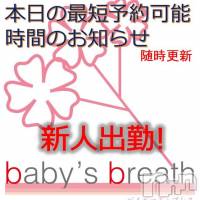 新潟メンズエステ baby's breath(ベイビーズブレス)の12月27日お店速報「12月27日（木）出勤情報」