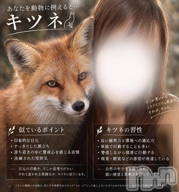 新潟デリヘルMinx(ミンクス)玲菜(32)の2026年9月29日写メブログ「AI動物診断🦊」