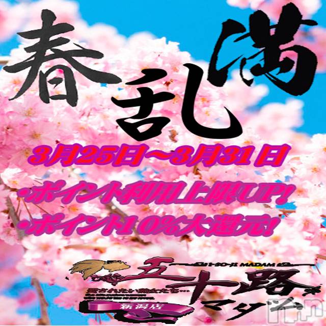 新潟デリヘル(イソジマダムニイガタテン)の2024年3月30日お店速報「使ってお得♪貯めてお得♪ダブルでお得(^^♪」