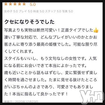 甲府ソープオレンジハウスいぶ(21)の2020年12月23日写メブログ「?　口コミ」