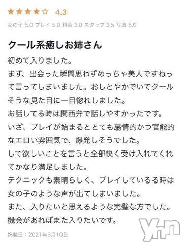 甲府ソープオレンジハウスみちか(20)の2021年5月11日写メブログ「口コミのお礼?」