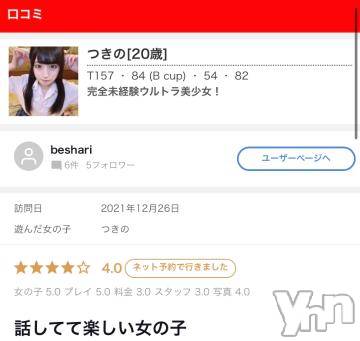 甲府デリヘル山梨デリヘル　絆　甲府店(ヤマナシデリヘル　キズナ　コウフテン)つきの(20)の2022年1月2日写メブログ「口コミありがとう！」