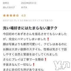 甲府ソープオレンジハウス あずき(21)の9月2日写メブログ「参考になります🤣」