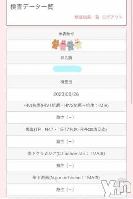 甲府ソープ オレンジハウス しゅうか(27)の3月7日写メブログ「✔︎検査結果💉❣️」