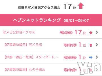 甲府ソープ 石蹄(セキテイ) あかり(24)の9月11日写メブログ「💜ランキング👑」