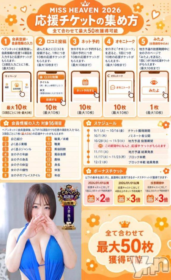 甲府ソープBARUBORA(バルボラ) みなと(28)の9月11日写メブログ「💗チケット獲得した？💗」